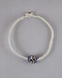 Bracelet blanc perle 16cm